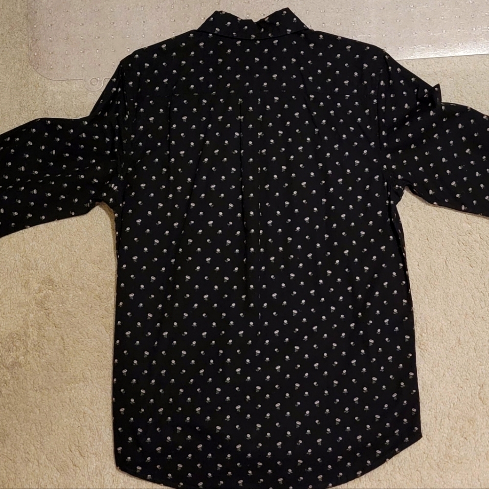 Obey Darcey Black Long Sleeve Button Up Shirt